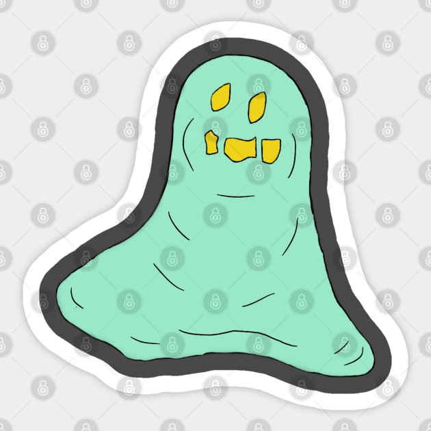 Green Blob - The Oddball Aussie Podcast Sticker by OzOddball